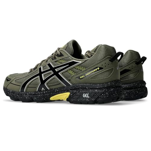 ASICS Unisex Gel-Venture 6 Trainers, Coat Green Black, 38 EU