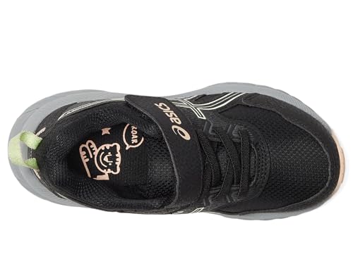 ASICS, Unisex Kids, Gel-Venture 9 Pre-School (Toddler/Little Kid), Black/Whisper Green, 2 Medium, Little Kid