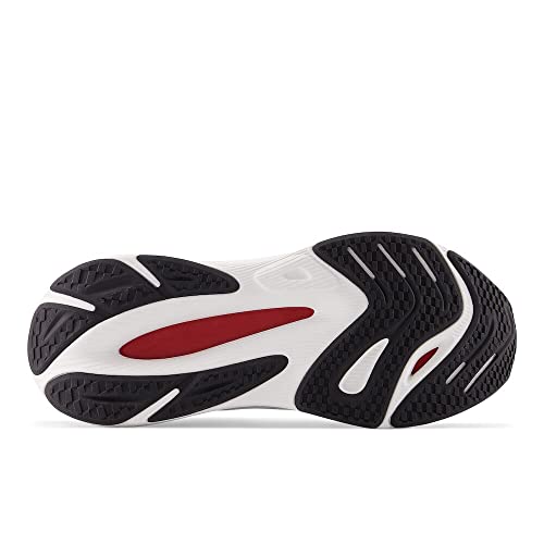 New Balance Men's FuelCell Walker Elite V1 Walking Shoe, Black/Team Red/Silver, 11 W