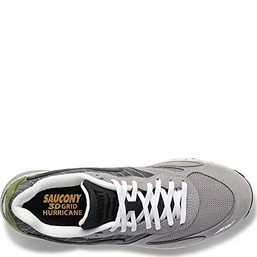 Saucony Originals 3D Grid Hurricane, 21 Dark Grey Light Grey, 40.5 EU