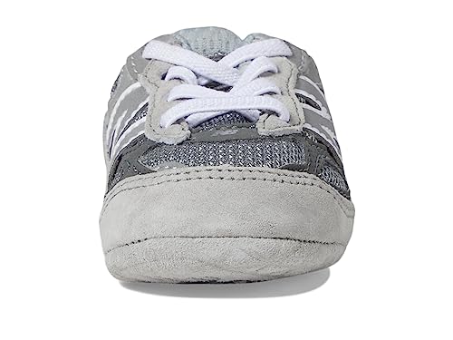 New Balance Kid's 990 V6 Sneaker, Grey/Silver, 3 Medium US
