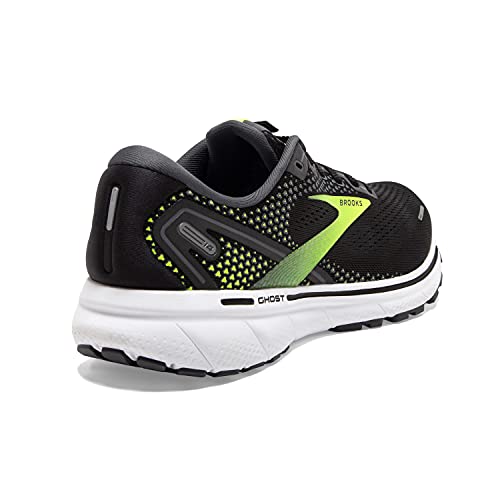 Brooks Men's Ghost 14 Neutral Running Shoe - Black/Pearl/Nightlife - 10 Narrow