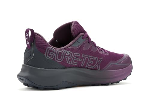 Saucony Women's Peregrine 16 GTX Sneaker, Eggplant/Ebo, 9.5