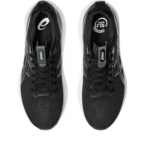 ASICS Men's Gel-Kayano 32 Running Shoes, 11, Black/White