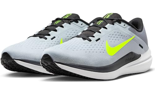 NIKE Men's Air Winflo 10 Low, Wolf Grey Volt Smoke Grey Black, 10.5 US