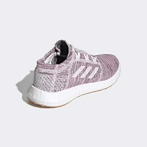 Adidas Performance Women's Pureboost Go Athletic Shoe, Orchid Tint/White/raw White, 9.5 M US