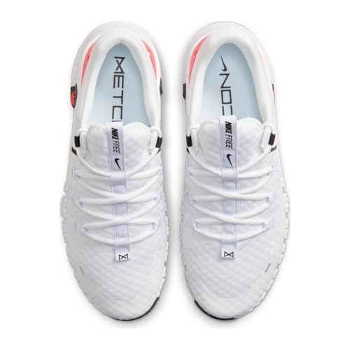 NIKE Free Run Next Nature Men's Trainers Gym Fitness Shoes, White Bright Crimson Black, 13