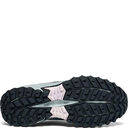 Saucony Women's Excursion TR13 Trail Running Shoe, Folkstone/Orchid, 8 M