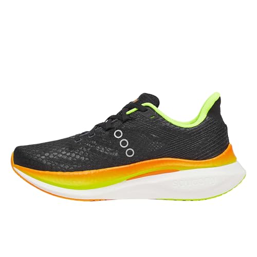 Saucony Men's Endorphin Speed 5 Sneaker, Black/Vo2, 12