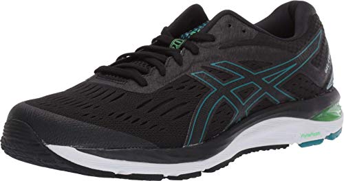 ASICS Men's Gel-Cumulus 20 Running Shoes, 10.5, Black/Beryl Green