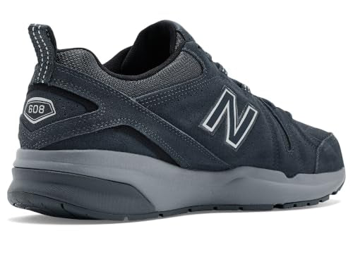 New Balance Men's 608 V5 Casual Comfort Cross Trainer, Orca/Gunmetal/Orca, 9.5 W