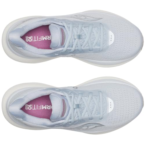 Saucony Women's Triumph 23 Sneaker, Vapor/Arctic, 9.5
