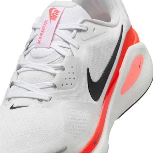 Nike Men's Structure 26 White/Black/Bright Crimson/Photon Dust 11 Medium