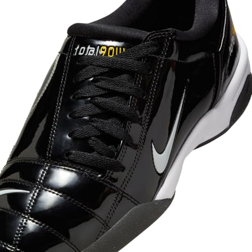 Nike T90 SP, Men's Sneaker, Black, White, Metallic Silver, 9.5