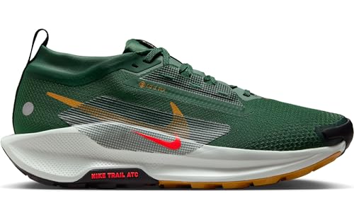 Nike Pegasus Trail 5 Gore-TEX Men's Waterproof Running Shoes (Fir/Clay Green/Desert Ochre/Bright Crimson) Size 10.5