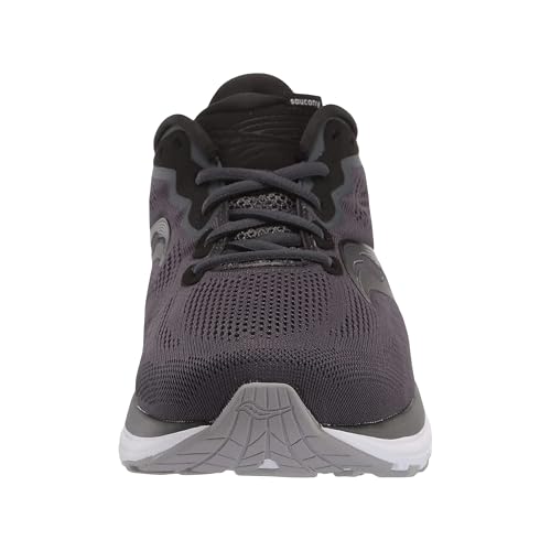 Saucony Men's Ride 14 Sneaker, Charcoal/Black, 12