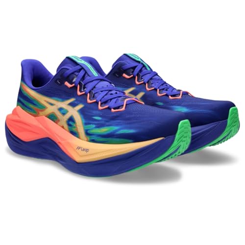 ASICS Unisex SUPERBLAST 3 Running Shoes, 10.5M / 12W, Cobalt Burst/Light Orange