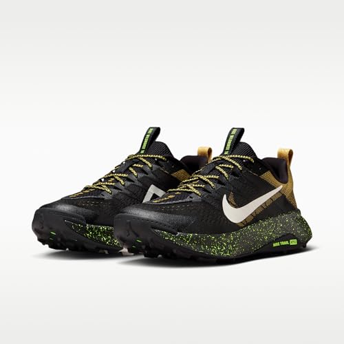 Nike Wildhorse 10 Men's Trail Running Shoes (Black/Peat Moss/Volt Ice/Phantom) Size 8 - alternate view 5