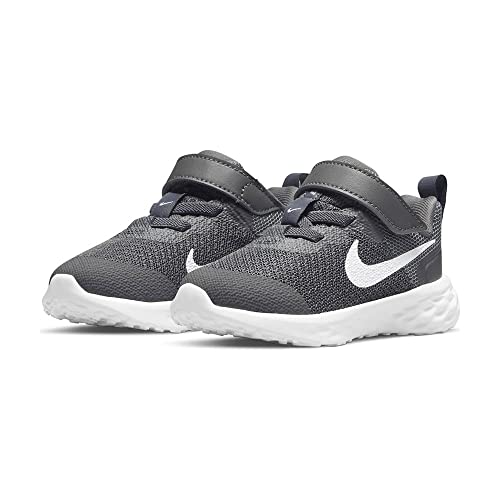 Nike Revolution 6 Nn (GS), Unisex Children's Gymnastics Shoes, Iron Grey White Smoke Grey, 5.5 US