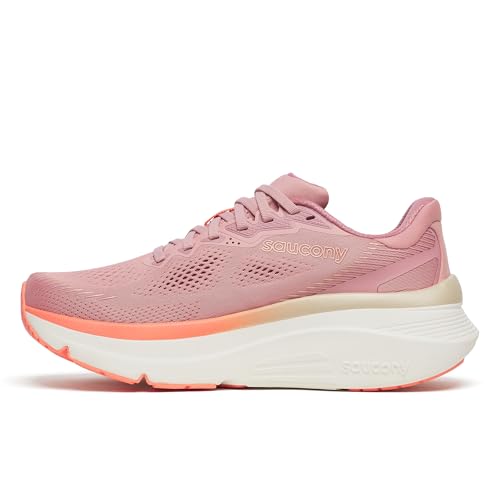 Saucony Women's Guide 19 Sneaker, Mauve/Salmon, 11