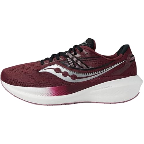 Saucony Women's Triumph 20 Sneaker, Sundown/Rose, 11