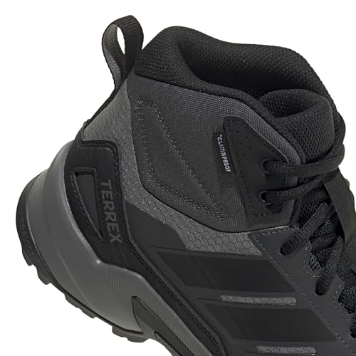 adidas Men's Terrex Eastrail 3 Mid Clima Hiking Shoe, Grey/Black/Carbon, 10.5