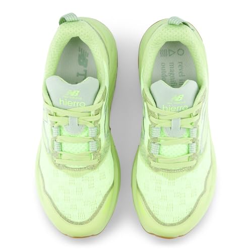 New Balance Women's Fresh Foam X Hierro v9 Trail Running Shoe, Afterglow/Mosaic Green, 7.5