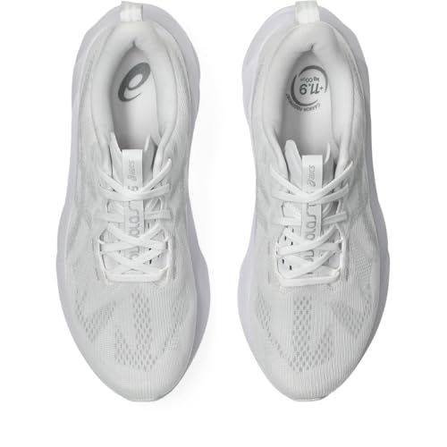 Asics NOVABLAST 5 mens Sneaker, WHITE/PIEDMONT GREY, 8.5