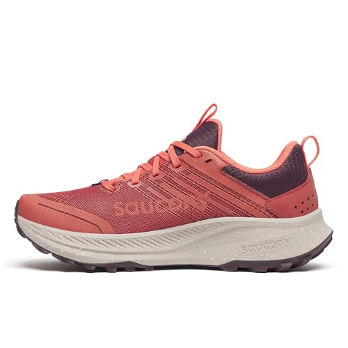 Saucony Women's Ride Tr2 Sneaker, Brick/Wine, 10