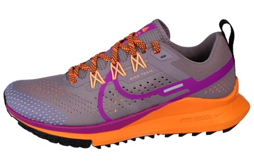 Nike Women's React Pegasus Trail 4 Running Shoes (Purple Smoke/Vivid Purple, us_Footwear_Size_System, Adult, Women, Numeric, Medium, Numeric_8)