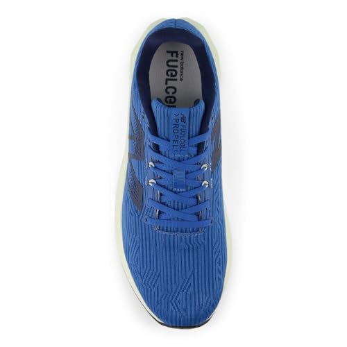 New Balance Men's FuelCell Propel V5 Running Shoe, Sea Stone/Olivine/Mineral, 13 M