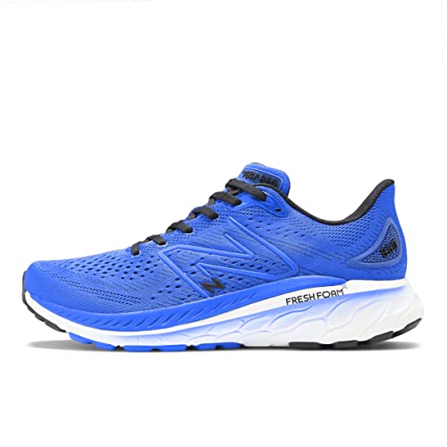 New Balance Men's Fresh Foam 860 V13 Running Shoe, Cobalt/Black, 8.5 Medium