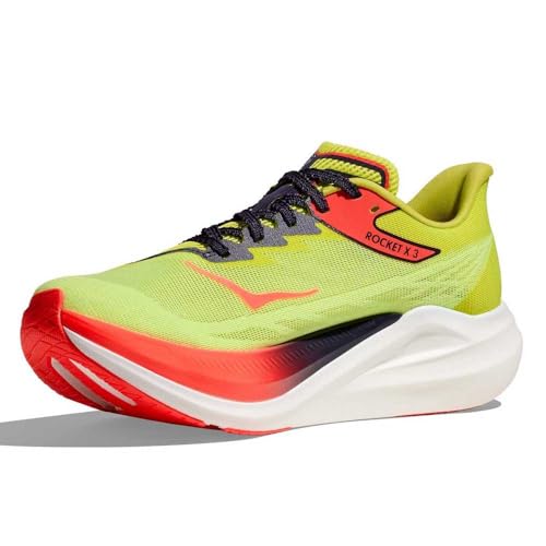 Hoka Unisex Rocket X 3 Neon Yuzu/Squid Ink 10.5 Medium - alternate view 7