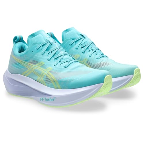 ASICS Unisex MEGABLAST Running Shoes, 11M / 12.5W, Energy Aqua/Blue Fade