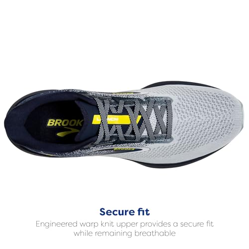 Brooks Men’s Launch 10 Neutral Running Shoe - Iris/Ballad Blue/Sulphur - 10.5 Medium