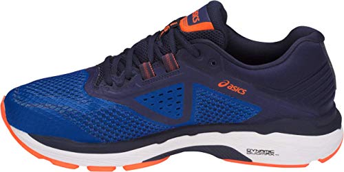 ASICS GT-2000 6 Men's Running Shoe, Imperial/Indigo Blue/Shocking Orange, 13 W US