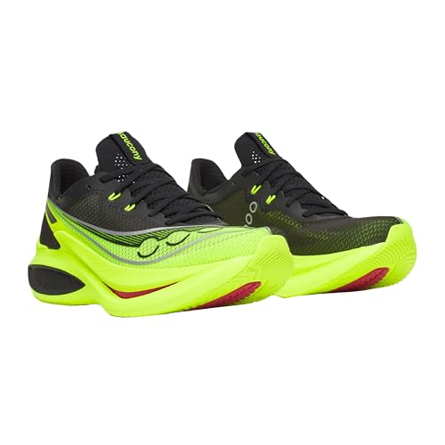 Saucony Men's Endorphin Pro 5 Sneaker, Citron/Black, 8.5
