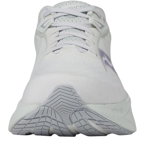 Saucony Women's Triumph 22 Sneaker, White/Foam, 9.5