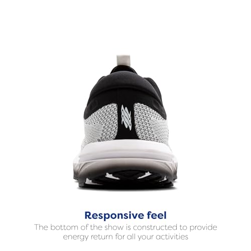 Brooks Men’s Revel 7 Neutral Running Shoe - White/Black - 10 Medium