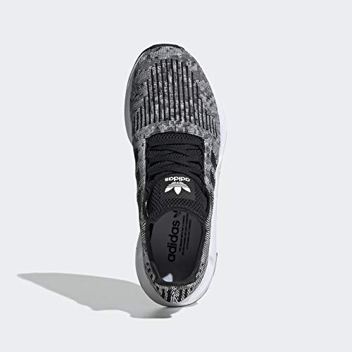 adidas Originals Men's Swift Run Shoe, Core White/Core White/Black, 10