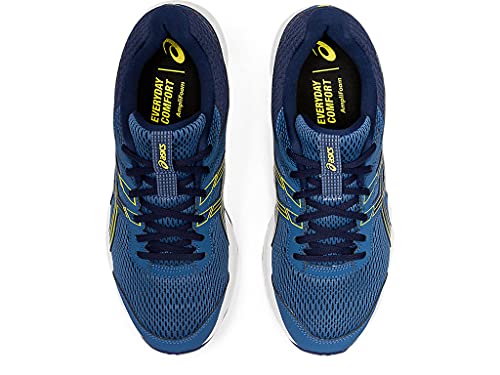 ASICS Men's Gel-Contend 6 Running Shoes, 15, Grand Shark/Vibrant Yellow