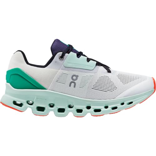 On Cloudstratus Women Shoes Size 8.5, Color: Undyed White/Creek/Barely White