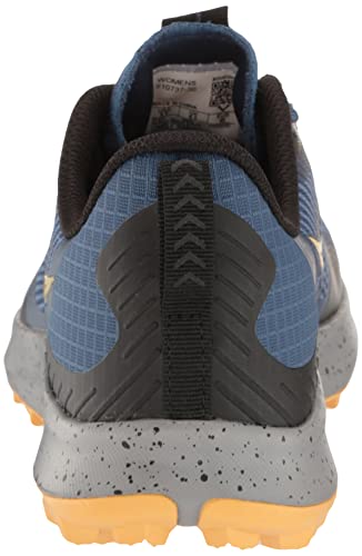 Saucony Women's Peregrine 12 Trail Running Shoe, Basin/Gold, 9