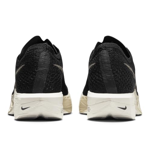 Nike Vaporfly 3 Women's Road Racing Shoes (DV4130-002, Black/Black/Oatmeal/Metallic Gold Grain) Size 9.5