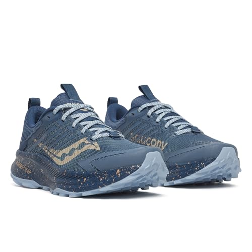 Saucony Women's Ride Tr2 Sneaker, Murk/Gilded, 8.5
