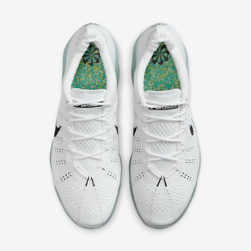 Nike Air Vapormax 2023 Flyknit Men's Shoes (DV1678-102, White/White/Pure Platinum/Black) Size 14