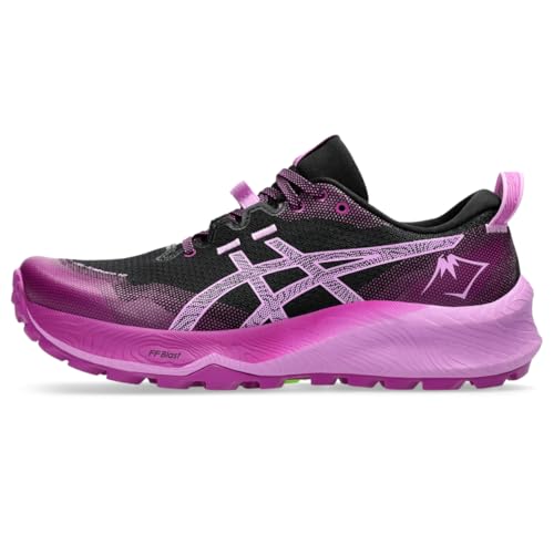 ASICS Women's Gel-Trabuco 12 Running Shoes, 9, Black/Lavender Glow