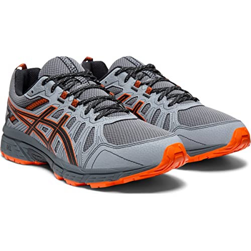 ASICS Men's Gel-Venture 7 Running Shoes, 7, Carrier Grey/Habanero