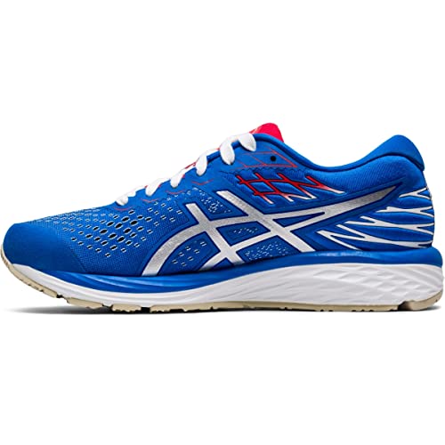 ASICS Women's Gel-Cumulus 21 Running Shoes, 5, Electric Blue/White