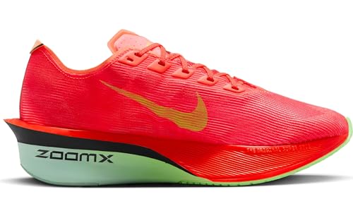 Women's Nike ZoomX Vaporfly Next% 4 (600 - Crimson/Lime Blast-Mint Foam)